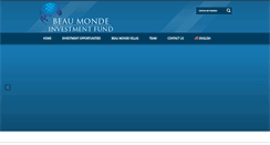 Desktop Screenshot of beaumondefund.com